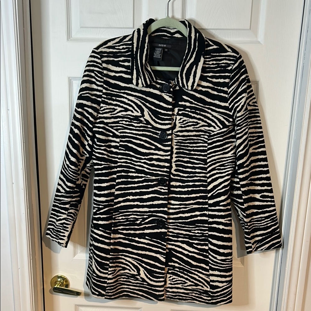 Women's Zebra Print Jacket